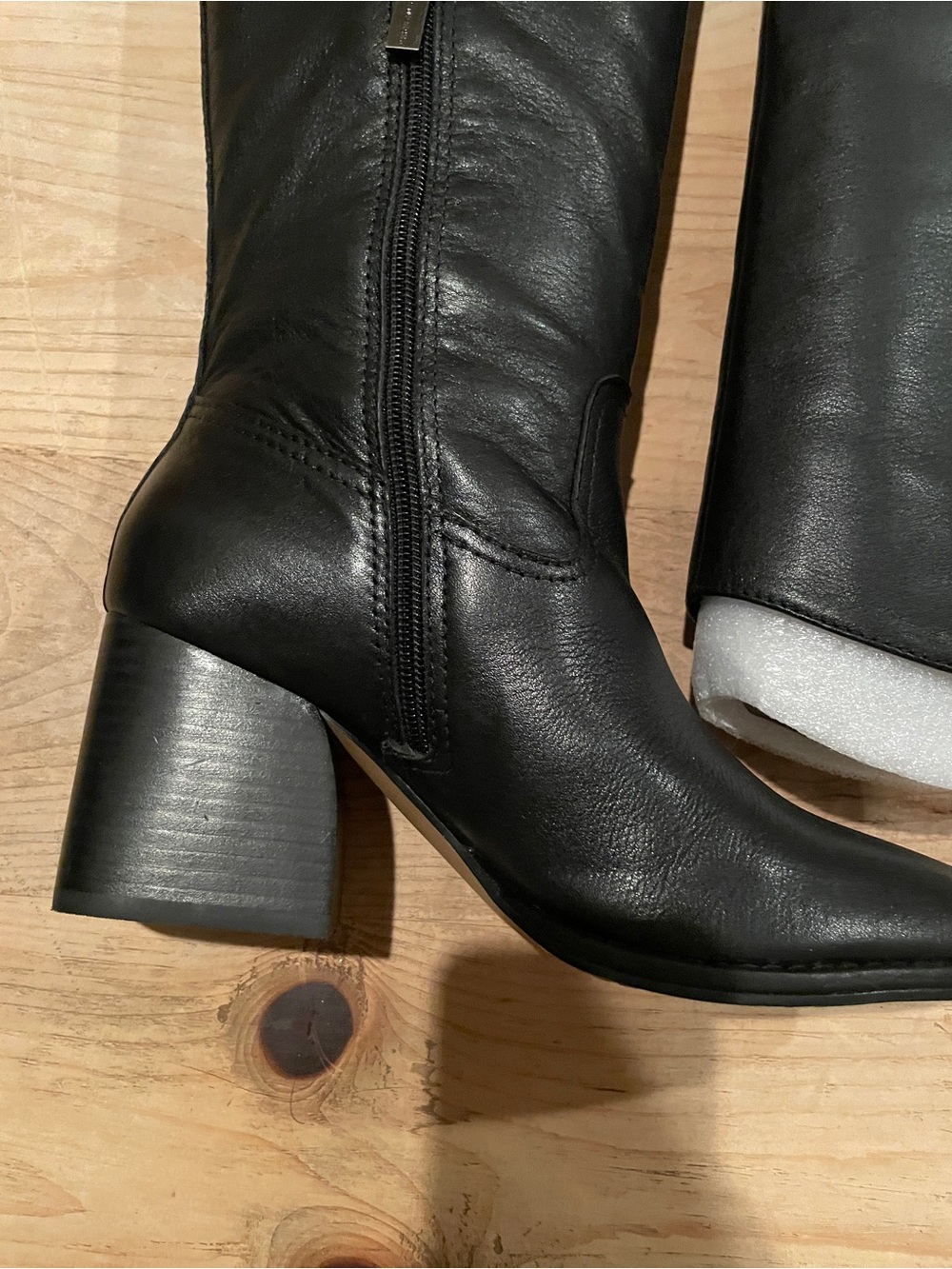 NWOT Vince Camuto High leather boots equestrian western business casual 8M - Picture 10 of 10